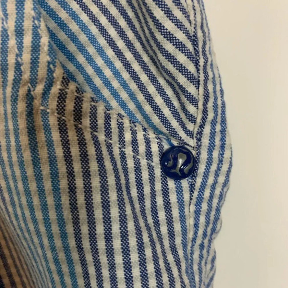 LULULEMON Men’s KAHUNA Golf Hiking Shorts Plaid Checkered Blue Size 36 Athletic - Picture 6 of 10